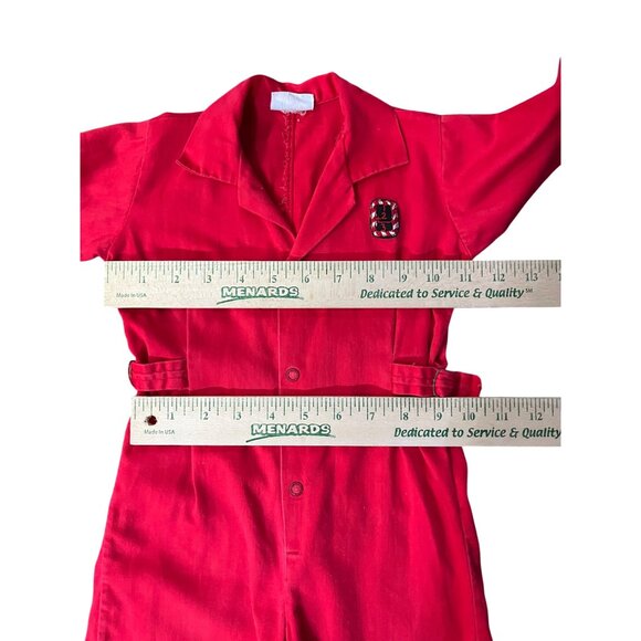 Vintage Dotty Dan Coveralls Infant XL Used Red Fair Condition - Picture 13 of 16
